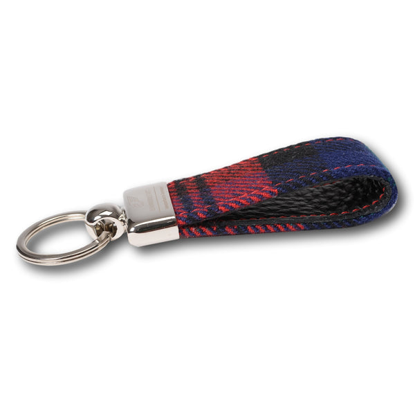 KeyRing Tartan Red Blue Black RENNWERKSTATT