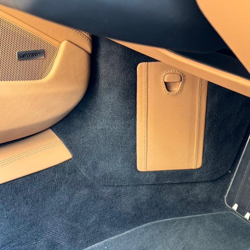 911 (991/992) Customization - Fuse Box Cover Surround in Leather