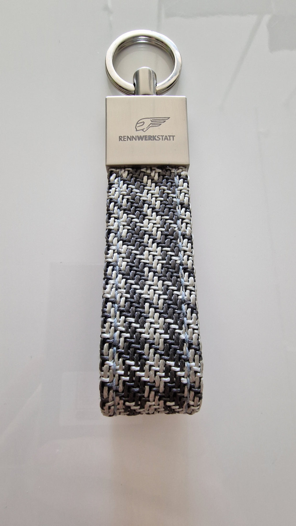 KeyRing - Houndstooth 'R' (modern) ARGATE GREY - 911 R 50th