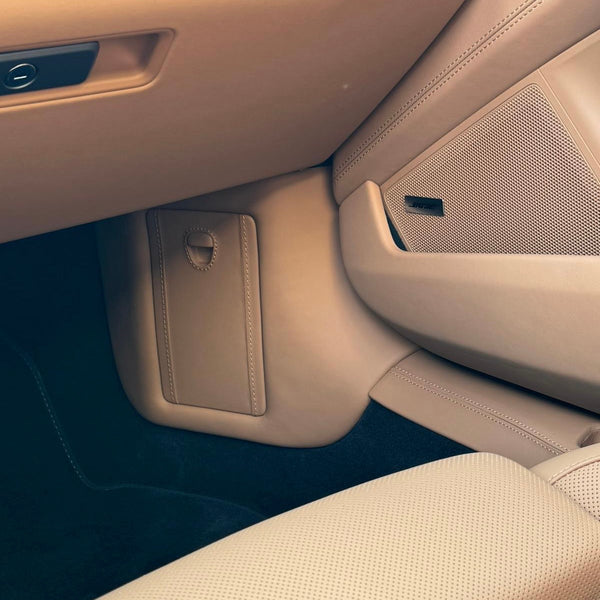 911 (991/992) Customization - Fuse Box Cover Surround in Leather