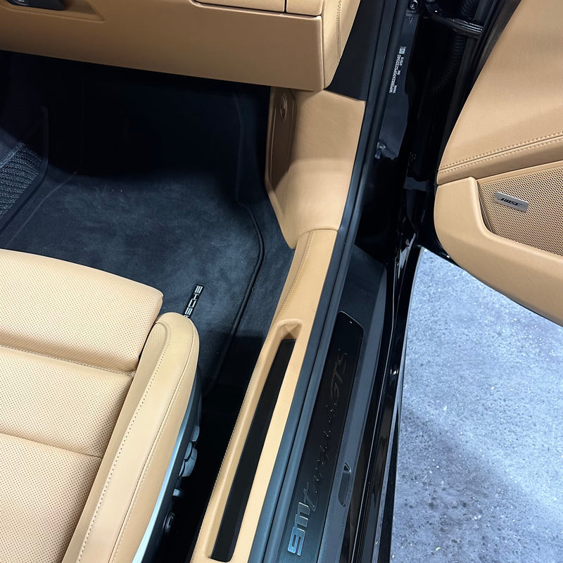 911 (991/992) Customization - Fuse Box Cover Surround in Leather