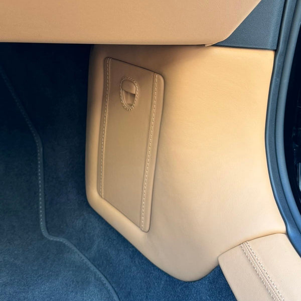 911 (991/992) Customization - Fuse Box Cover Surround in Leather