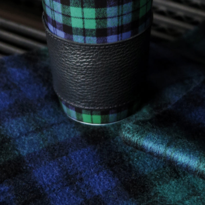 Scarf - Tartan - Green-Blue-Black