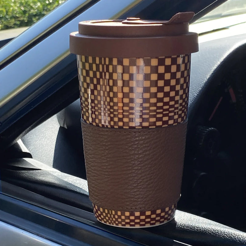 Coffee Cup - Pascha - Brown & Beige