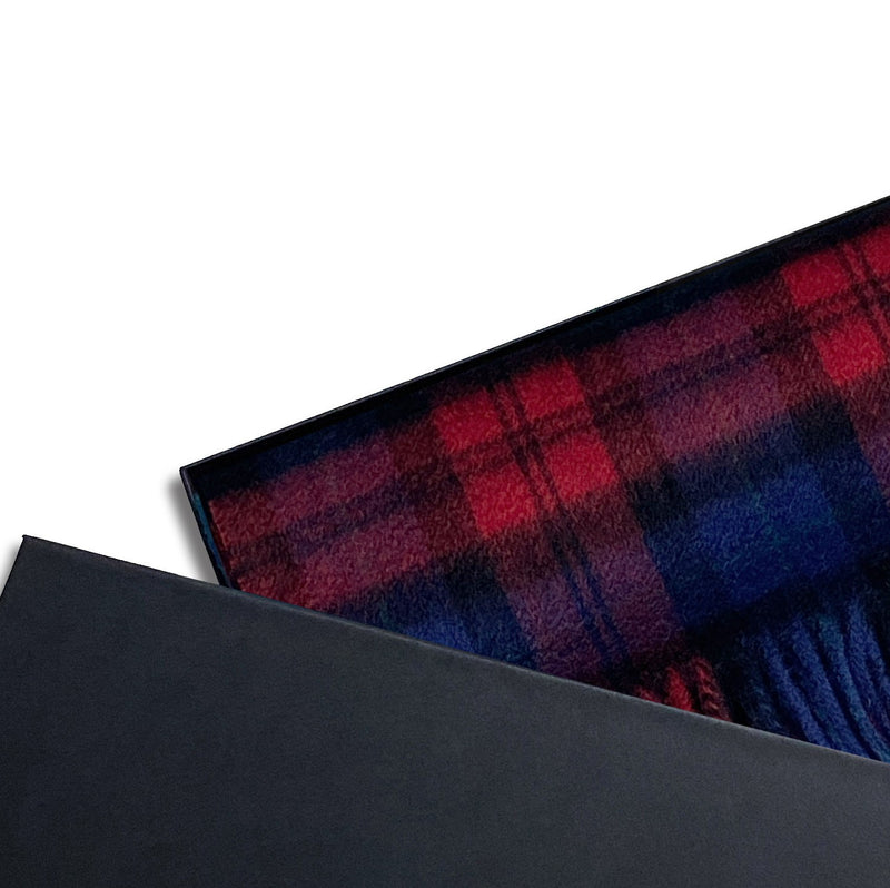 Scarf - Tartan - Red-Blue-Black