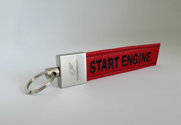 KeyRing - "START ENGINE" RED