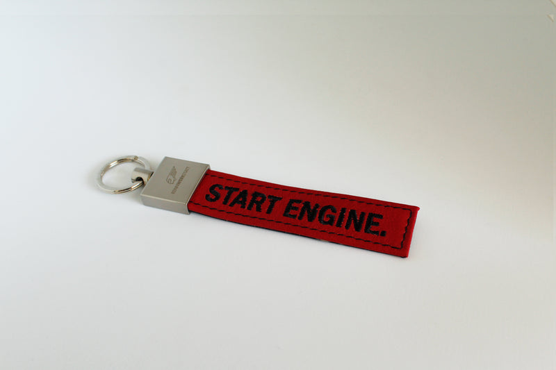 KeyRing - "START ENGINE" RED