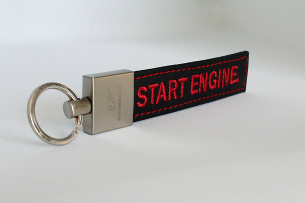 KeyRing - "START ENGINE" BLACK