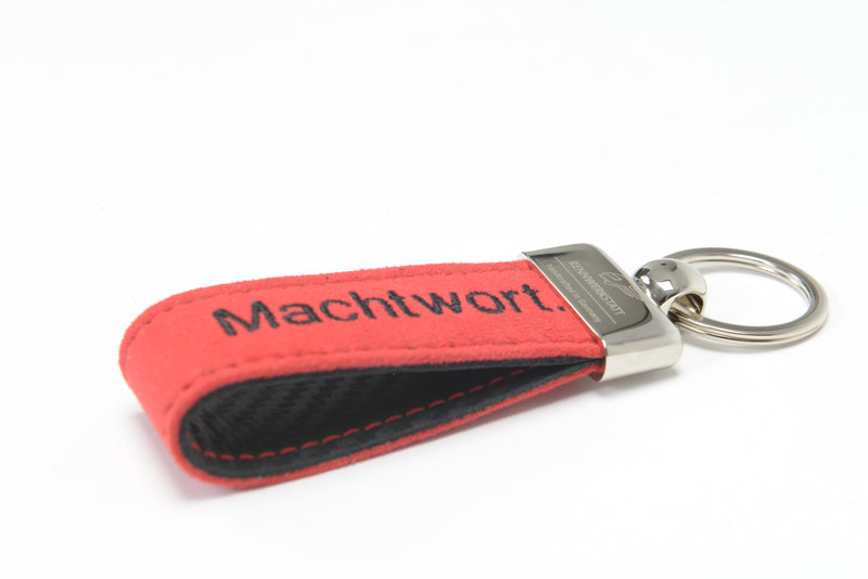 KeyRing - "MACHTWORT" RED-BLACK