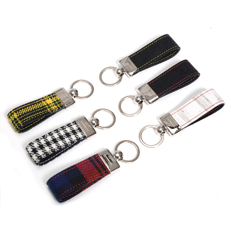 KeyRing - Tartan Red-Blue-Black