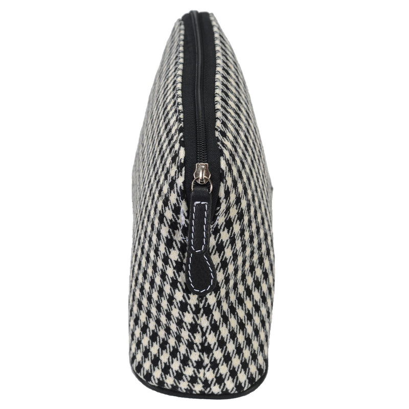 MakeUp Bag / Dopp Kit - Houndstooth 'R' (modern) or Pepita (vintage)