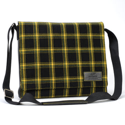 Messenger Bag - Tartan Yellow