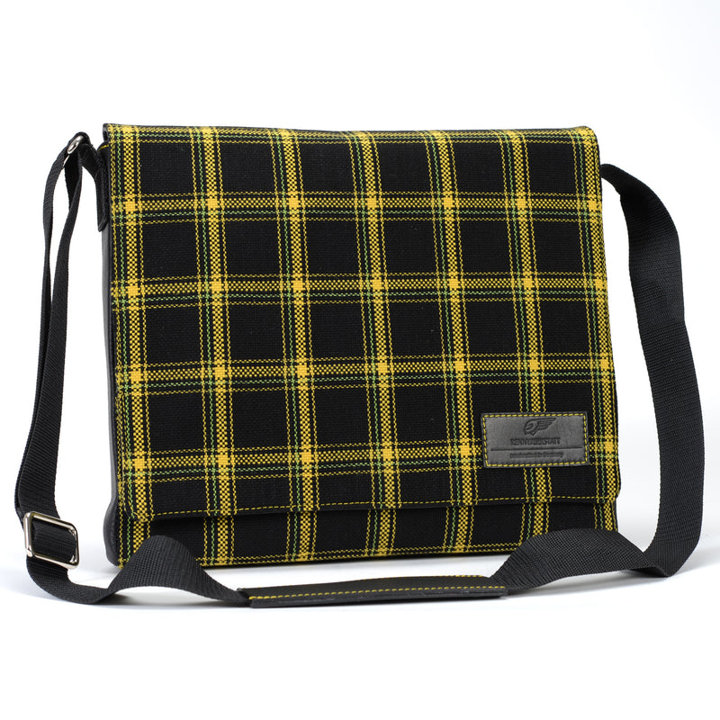Messenger Bag - Tartan Yellow
