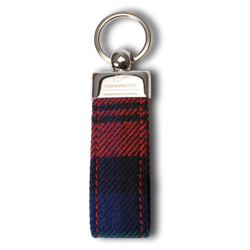 KeyRing - Tartan Red-Blue-Black