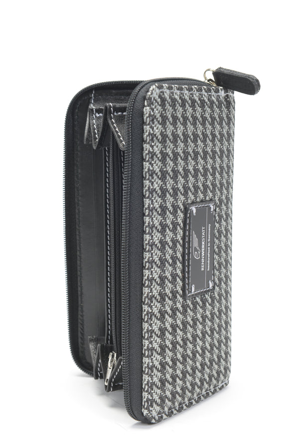 Special Sale - BigSpender / Ladies Purse - Houndtooth 'R' (modern)