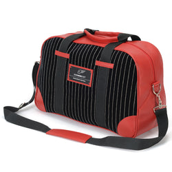 SpeedWeek Leather - Red with Pinstripes