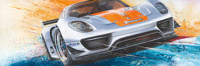 ArtWork - Steffen Imhof - Porsche 918 RSR