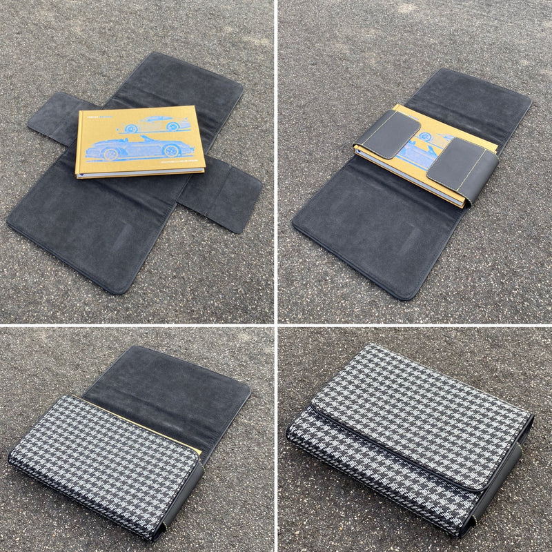 Owner's Manual Cover/Wallet - Houndstooth (modern)