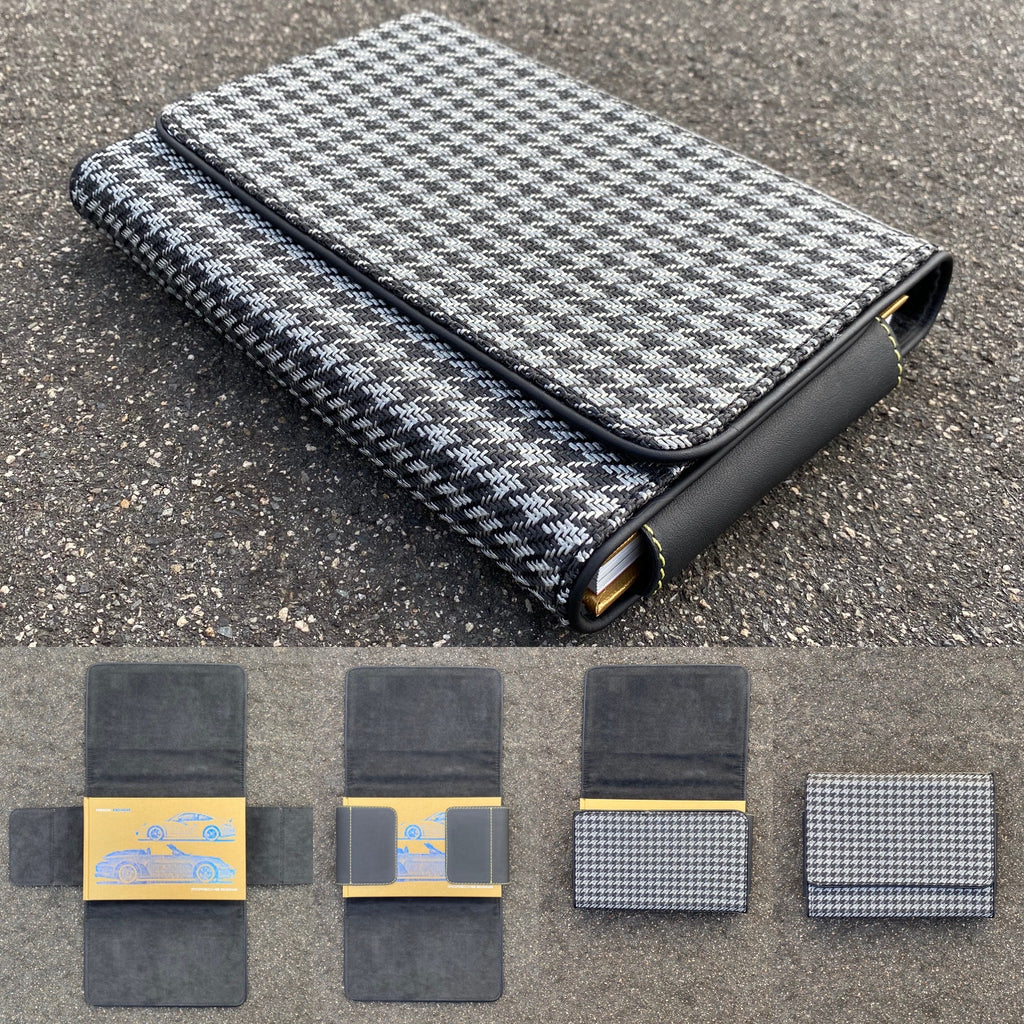Owner's Manual Cover/Wallet - Houndstooth (modern) – RENNWERKSTATT