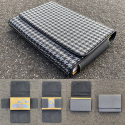 Owner's Manual Cover/Wallet - Houndstooth (modern)